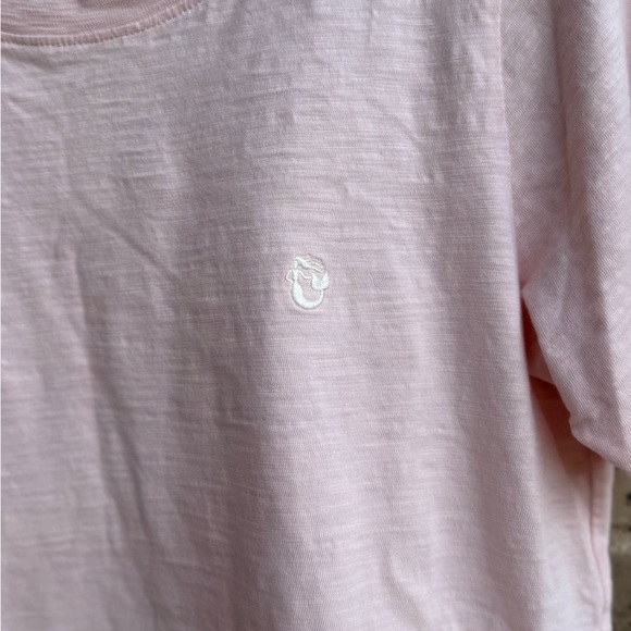 Spartina 449 Sea Breeze Slub Coral Pink Short Sleeve Tee Size Small - Picture 3 of 10